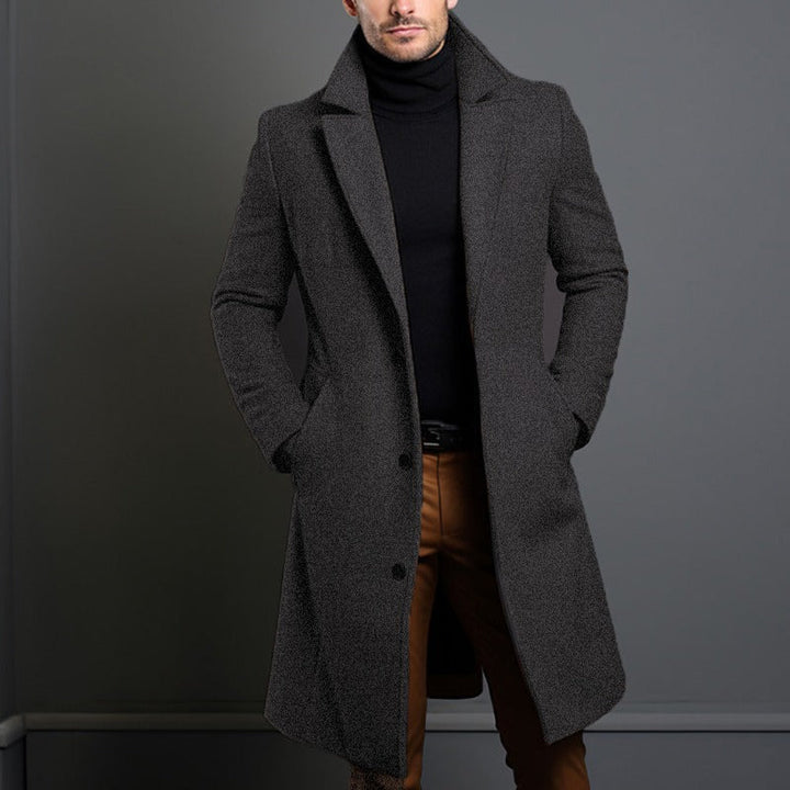 Men's Elegant Wool Coat Lune London