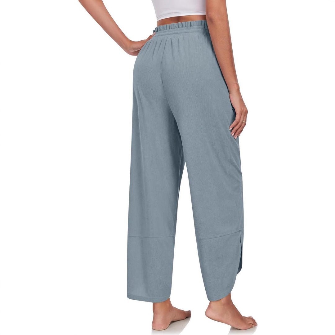 Elegant and lightweight palazzo pants for women with a wide fit Lune London