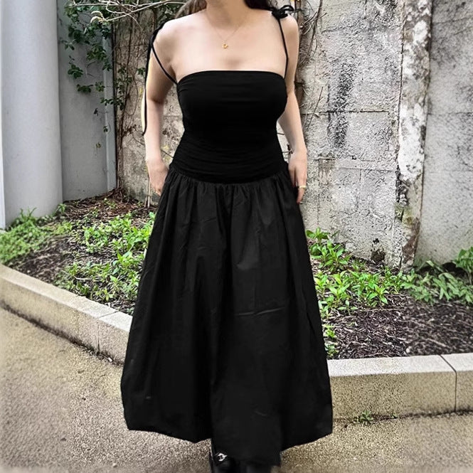 Ladies Elegant Evening Dress with Off-Shoulder Design and Flowing Skirt Lune London