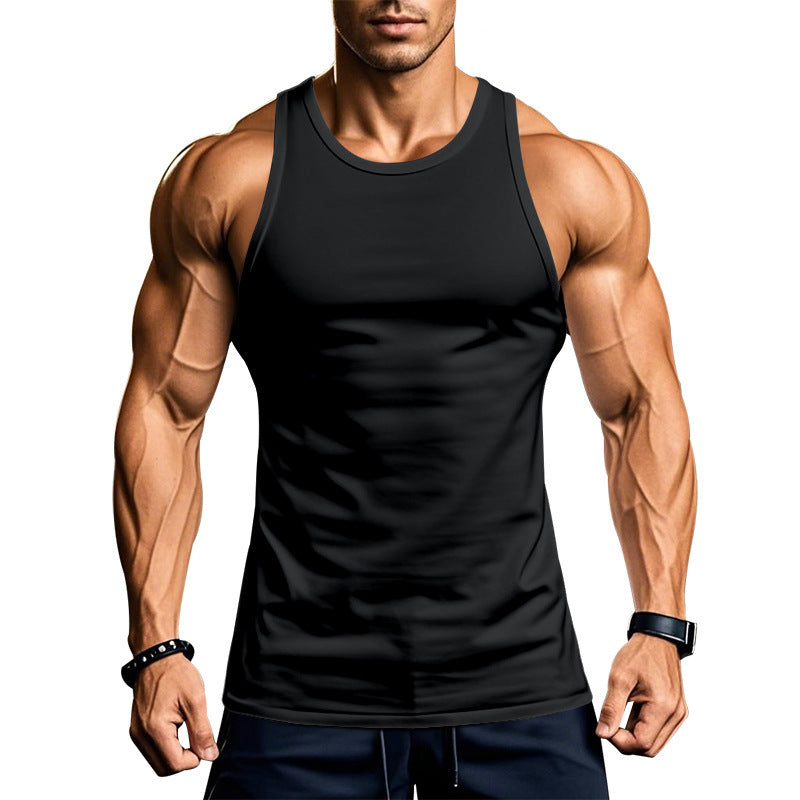 Men's training tank top in breathable functional material Lune London