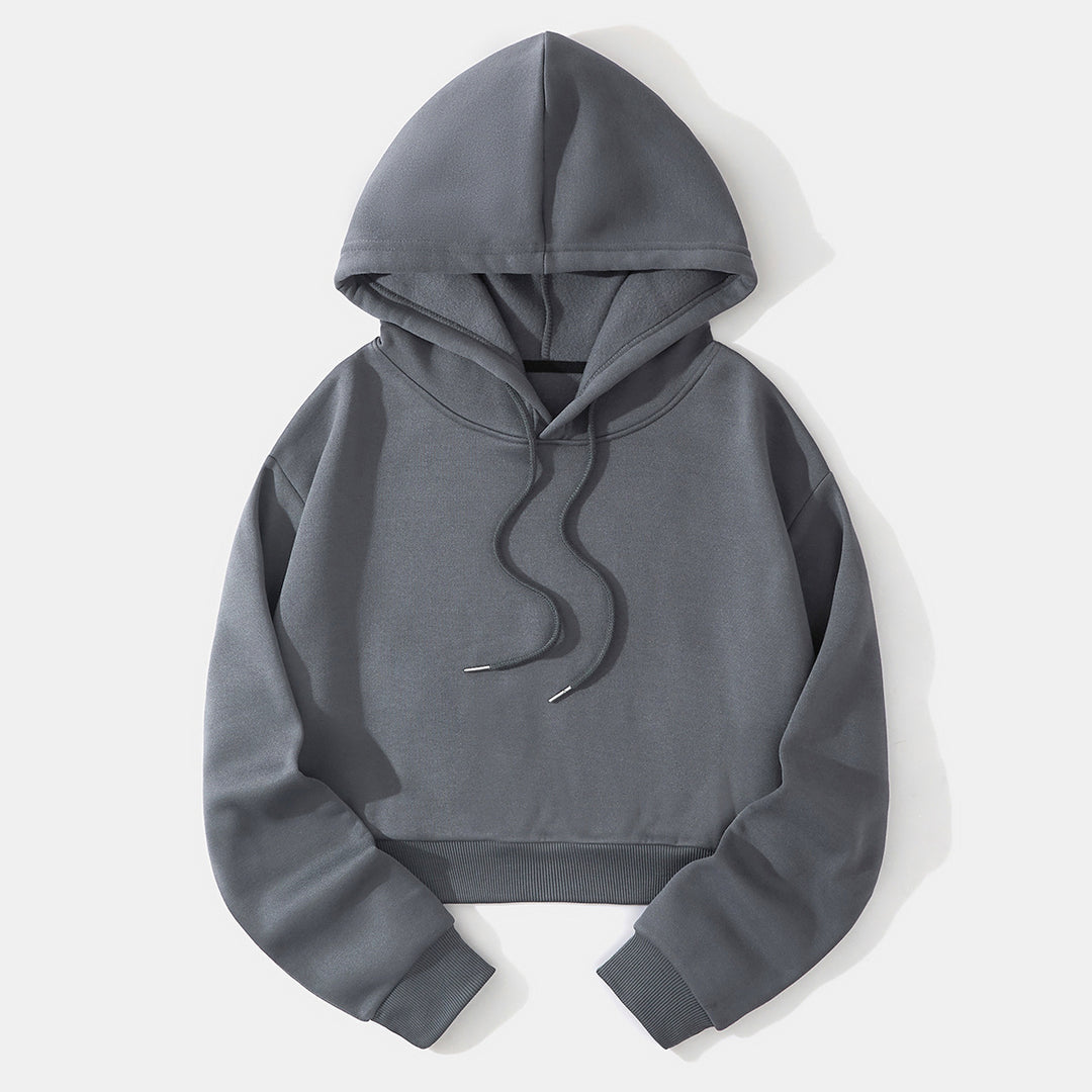 Lune London Casual Cropped Hoodie for Women