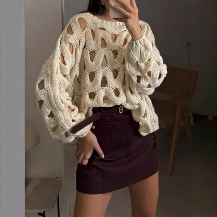 Ladies lightweight knitted sweater Lune London