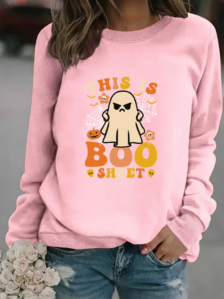 Sweatshirt pour femmes avec impression esprit automnal et coupe décontractée Chic & Stil