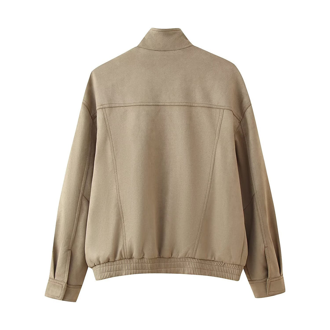 Fashionable women's leisure jacket with a sturdy design and practical pockets Lune London