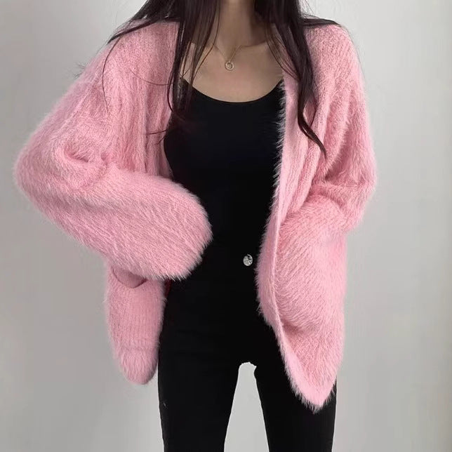 Women's open-cardi with innovative pockets Lune London
