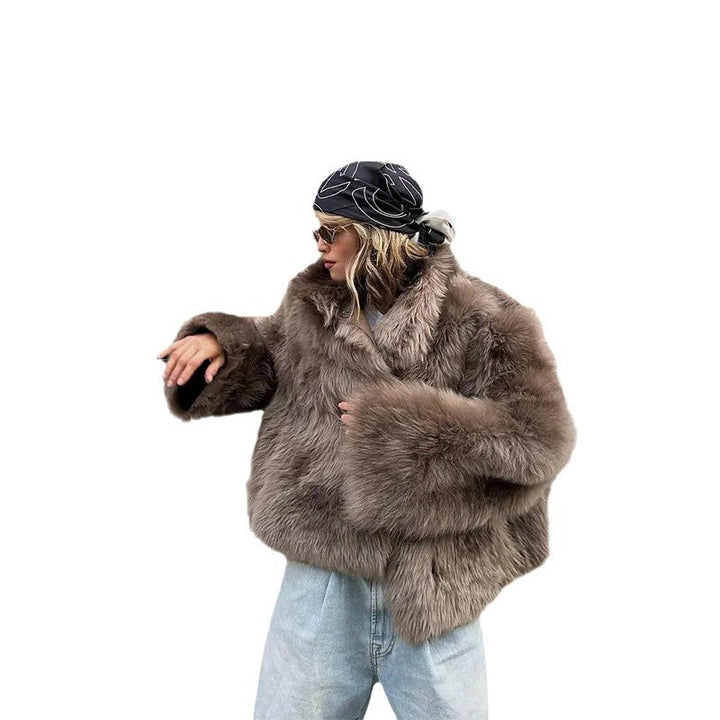 Ladies Short Fur Jacket Lune London