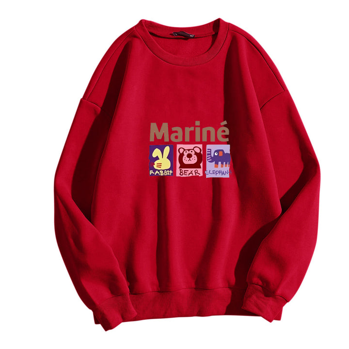 Women's cozy sweatshirt with animal motifs Chic & Stil