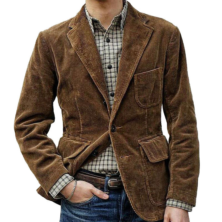 Cord Blazer for Men with Stylish Cut Lune London