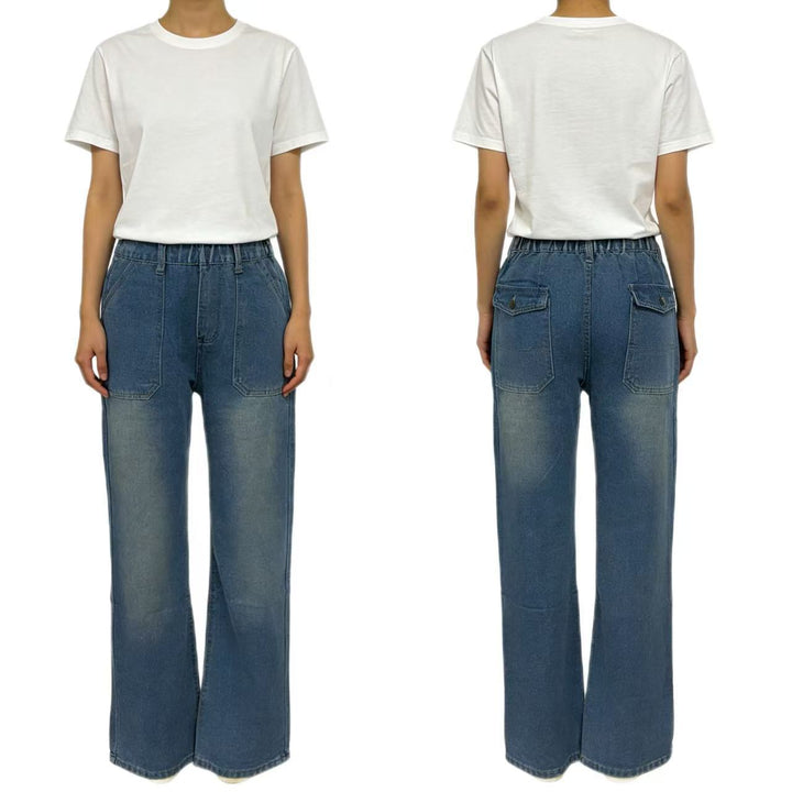 Women's High-Waist Jeans in Vintage Style Lune London