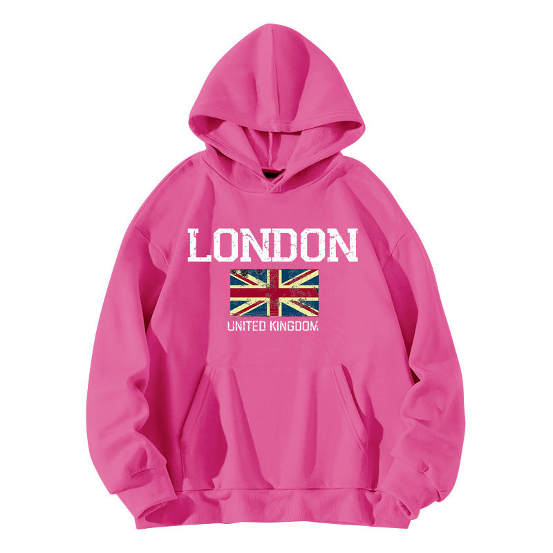Women's hoodie in urban London style with kangaroo pocket and comfortable fit Lune London