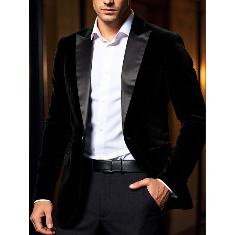Luxury velvet jacket for men Lune London