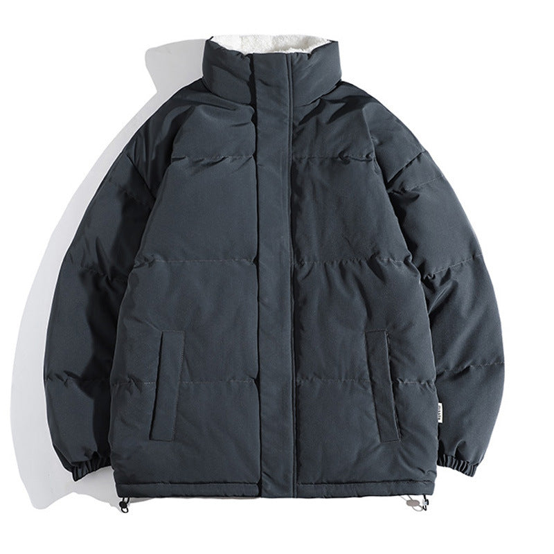 Ladies warming down coat with high collar and side pockets Lune London