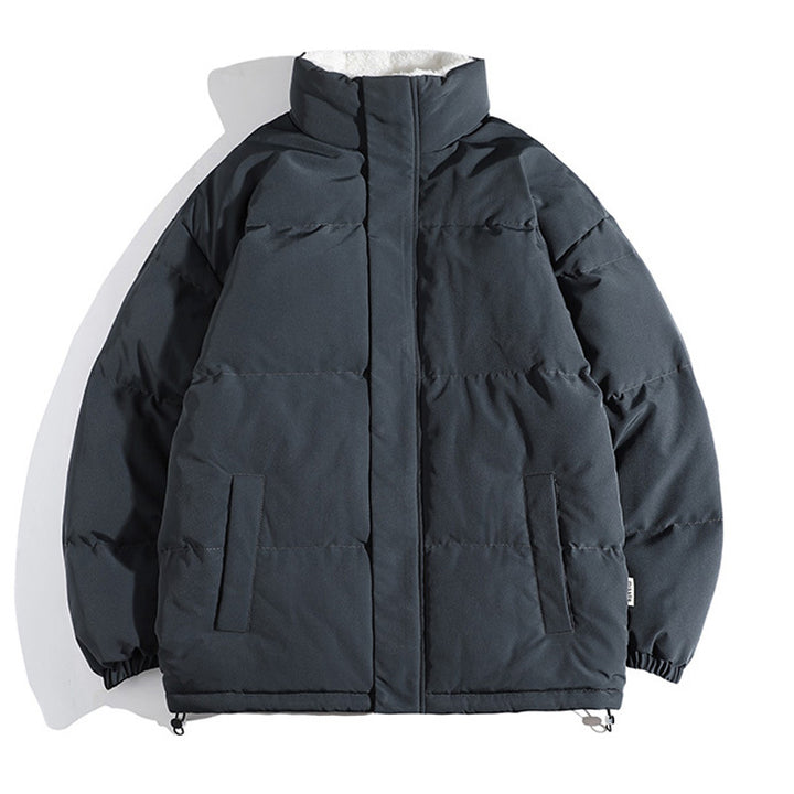 Ladies warming down coat with high collar and side pockets Lune London