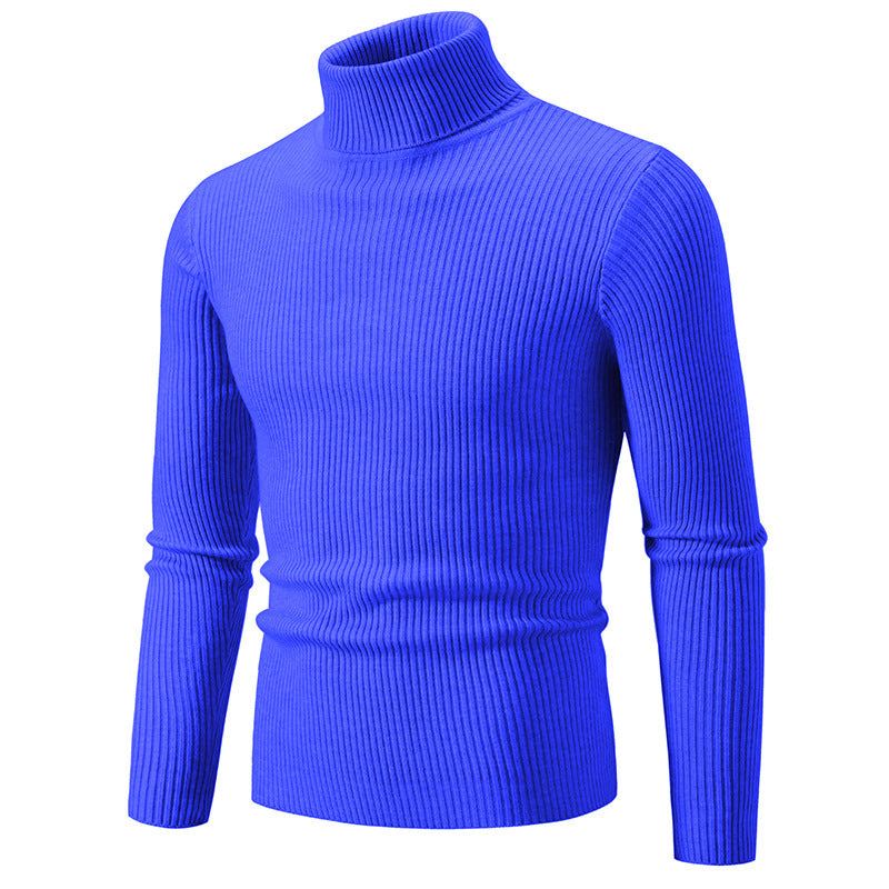 Elegant turtleneck sweater for men in durable knit material Lune London