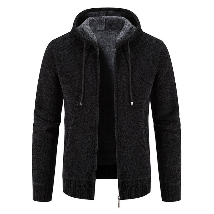 Hooded jacket for men with soft lining and innovative design Lune London