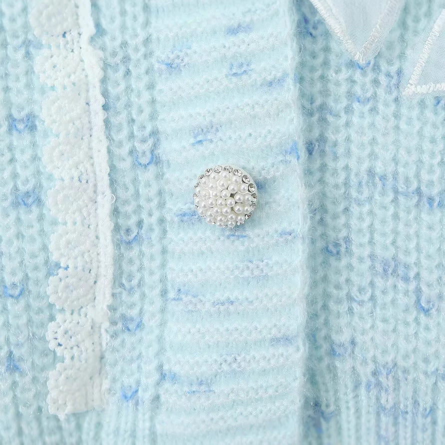 Cardigan Confortable pour Femme avec Détails de Noeud Délicats Chic & Stil