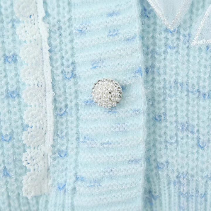 Cardigan Confortable pour Femme avec Détails de Noeud Délicats Chic & Stil