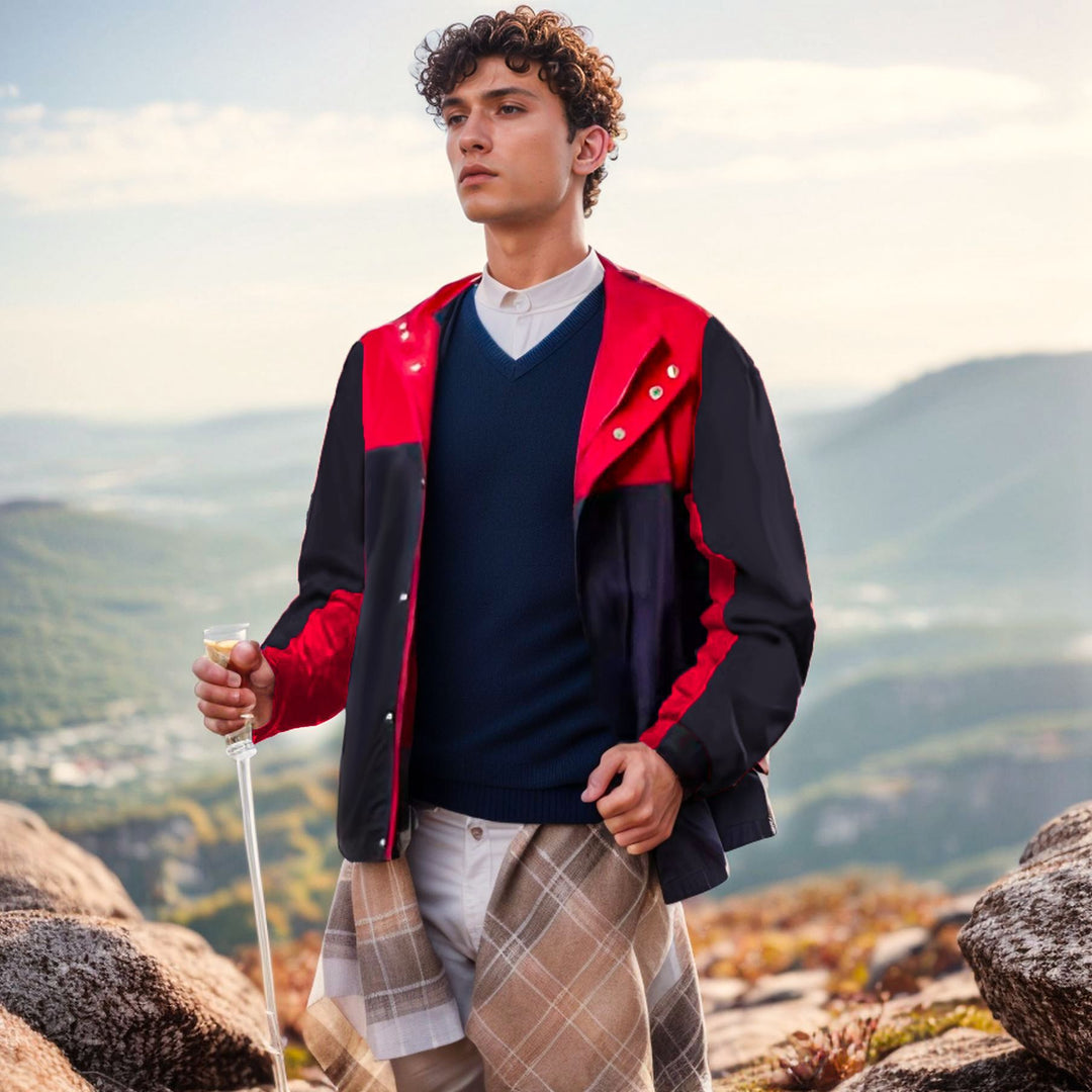 Functional outdoor jacket for men with a sporty fit Lune London