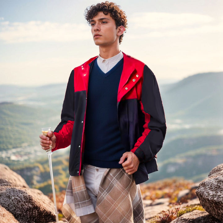 Functional outdoor jacket for men with a sporty fit Lune London