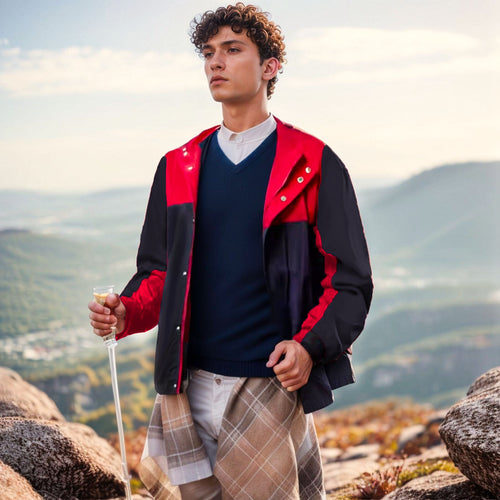 Functional outdoor jacket for men with a sporty fit Lune London