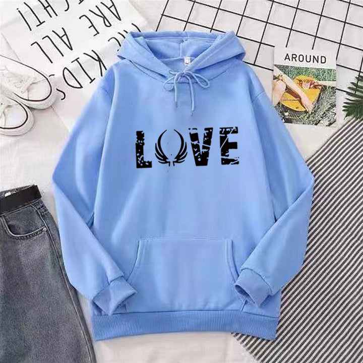 Women's hoodie with inspirational Love design Chic & Stil