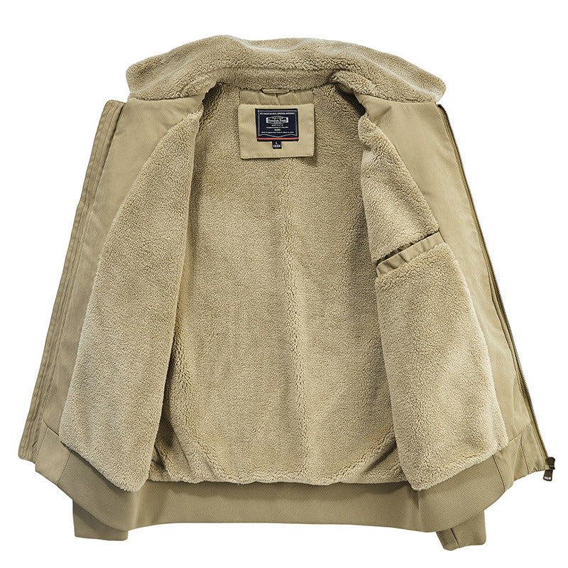 Men's transition jacket with warm Sherpa lining Lune London