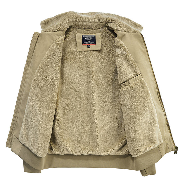 Men's transition jacket with warm Sherpa lining Lune London