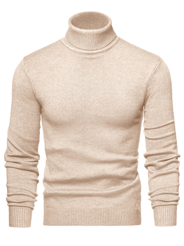 Timeless turtleneck sweater for men in soft wool Lune London