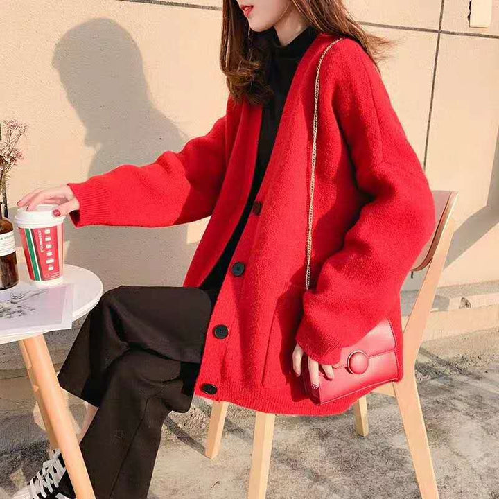 Fashion knit jacket for ladies with a soft material and an innovative cut Lune London