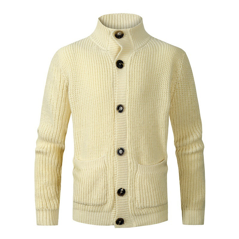 Men's Comfortable Cardigan with Button Closure Lune London