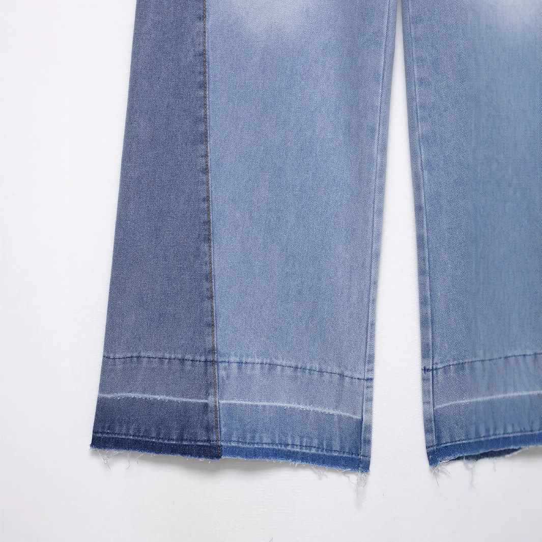 Ladies wide High-Waist Jeans Lune London