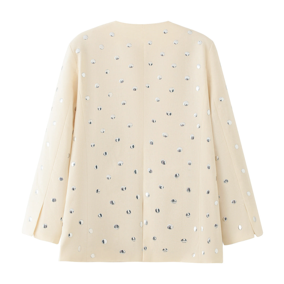 Women's elegant blazer with sparkling sequins and a modern fit Lune London