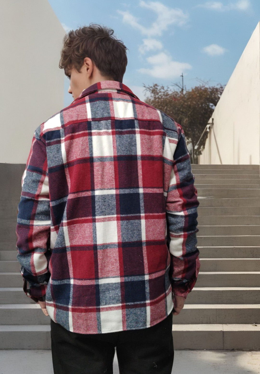 Casual carrot jacket for men in high-quality cotton blend Lune London