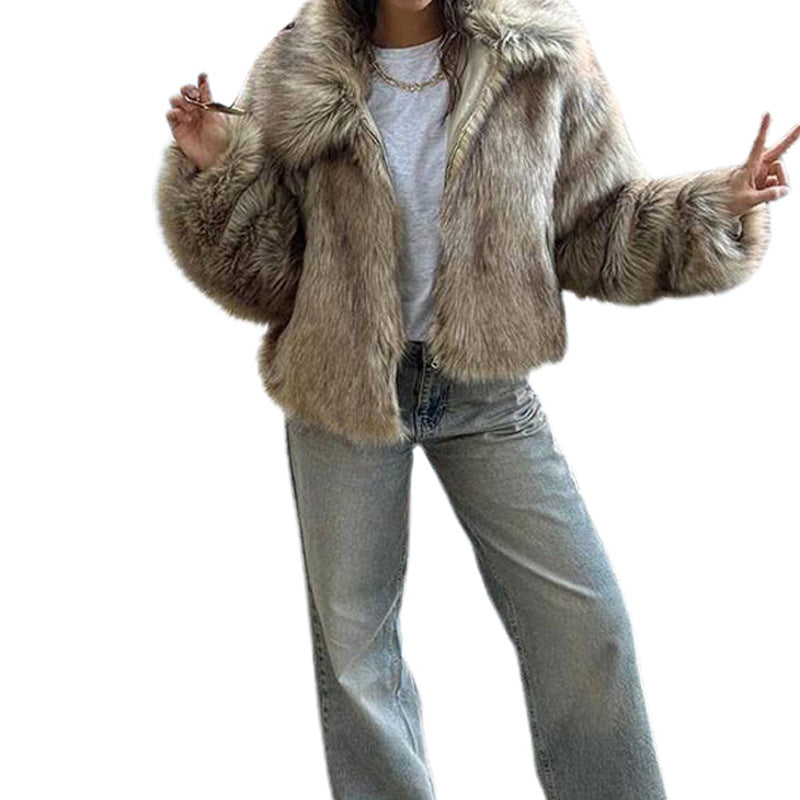 Ladies teddy coat with trendy cut Lune London