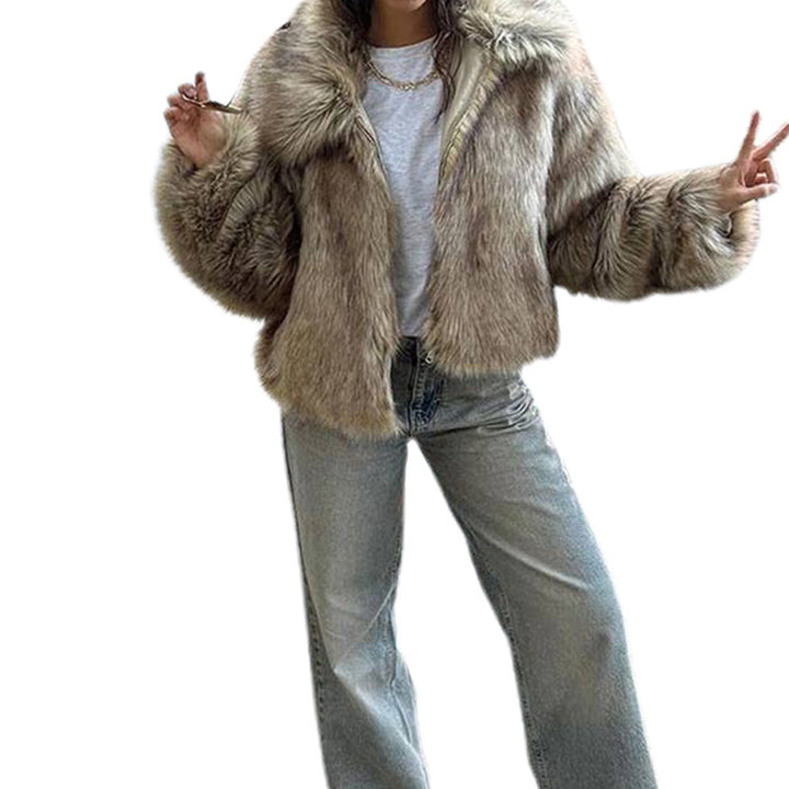 Ladies teddy coat with trendy cut Lune London