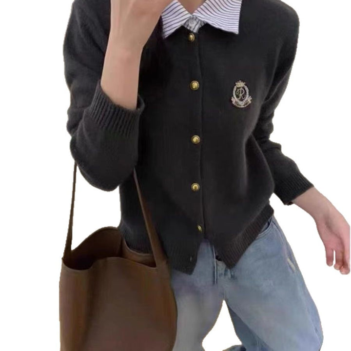 Gilet femme avec col et patte de boutonnage Chic & Stil