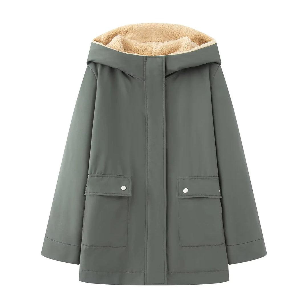 Transitional jacket for women with cozy lining and practical pockets Lune London
