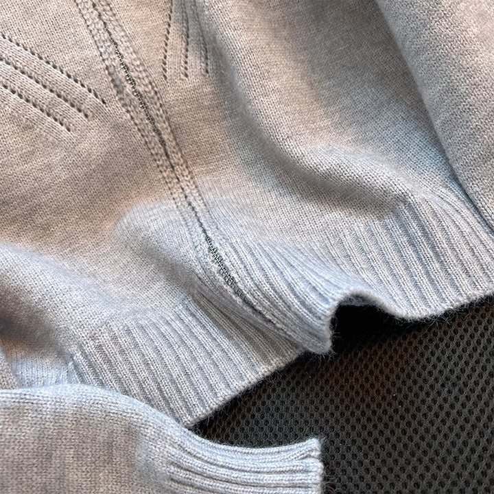 Pull en maille sportive pour femmes avec zip décoratif Chic & Stil