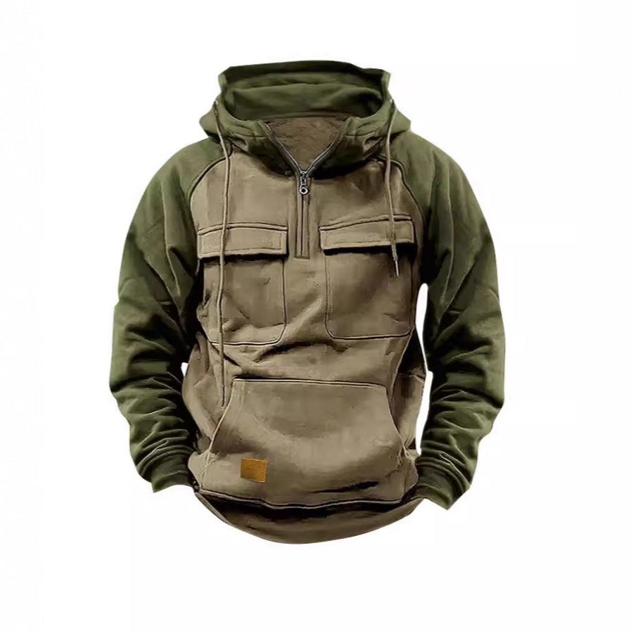 Men's functional hoodie with practical pockets and innovative design Lune London