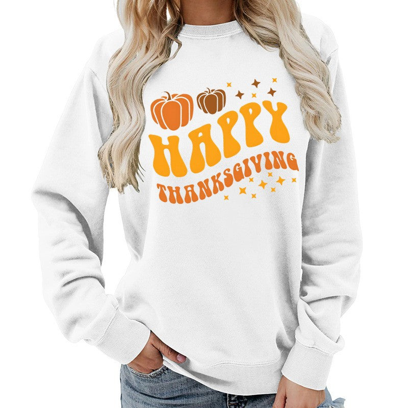 Pull pour les femmes avec motif de citrouille festive et coupe confortable Chic & Stil