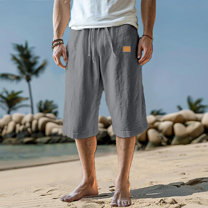 Casual pants for men with elastic waistband and practical side pockets Lune London
