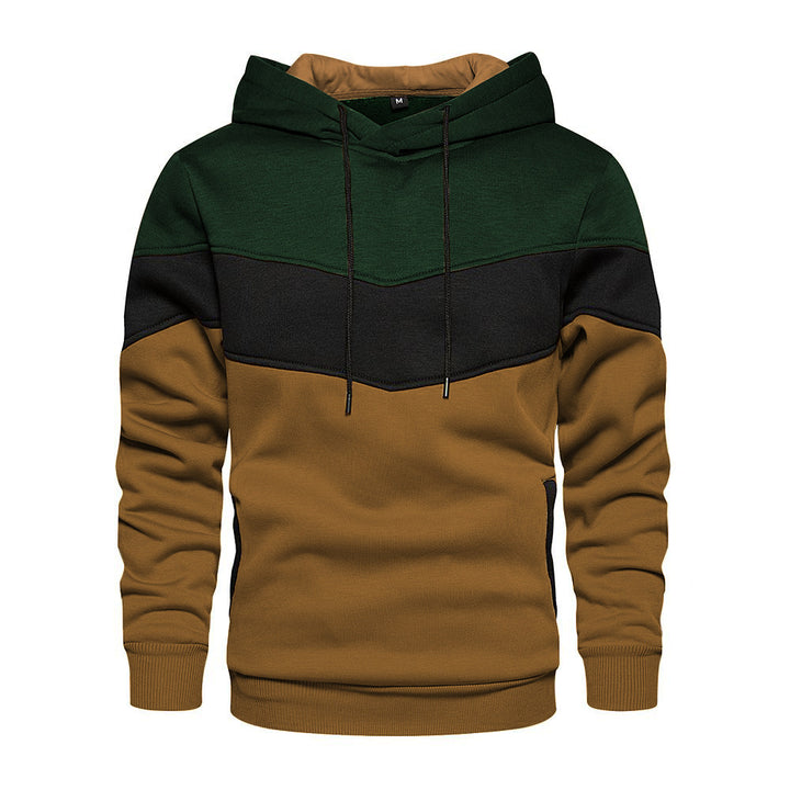 Men's stylish hoodie with geometric color design Lune London