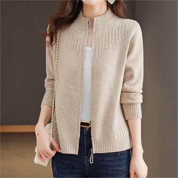 Ladies cardigan with high collar Lune London