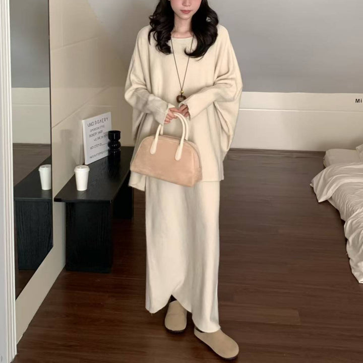 Pull oversized élégant pour femmes en maille fait de matériau doux Chic & Stil