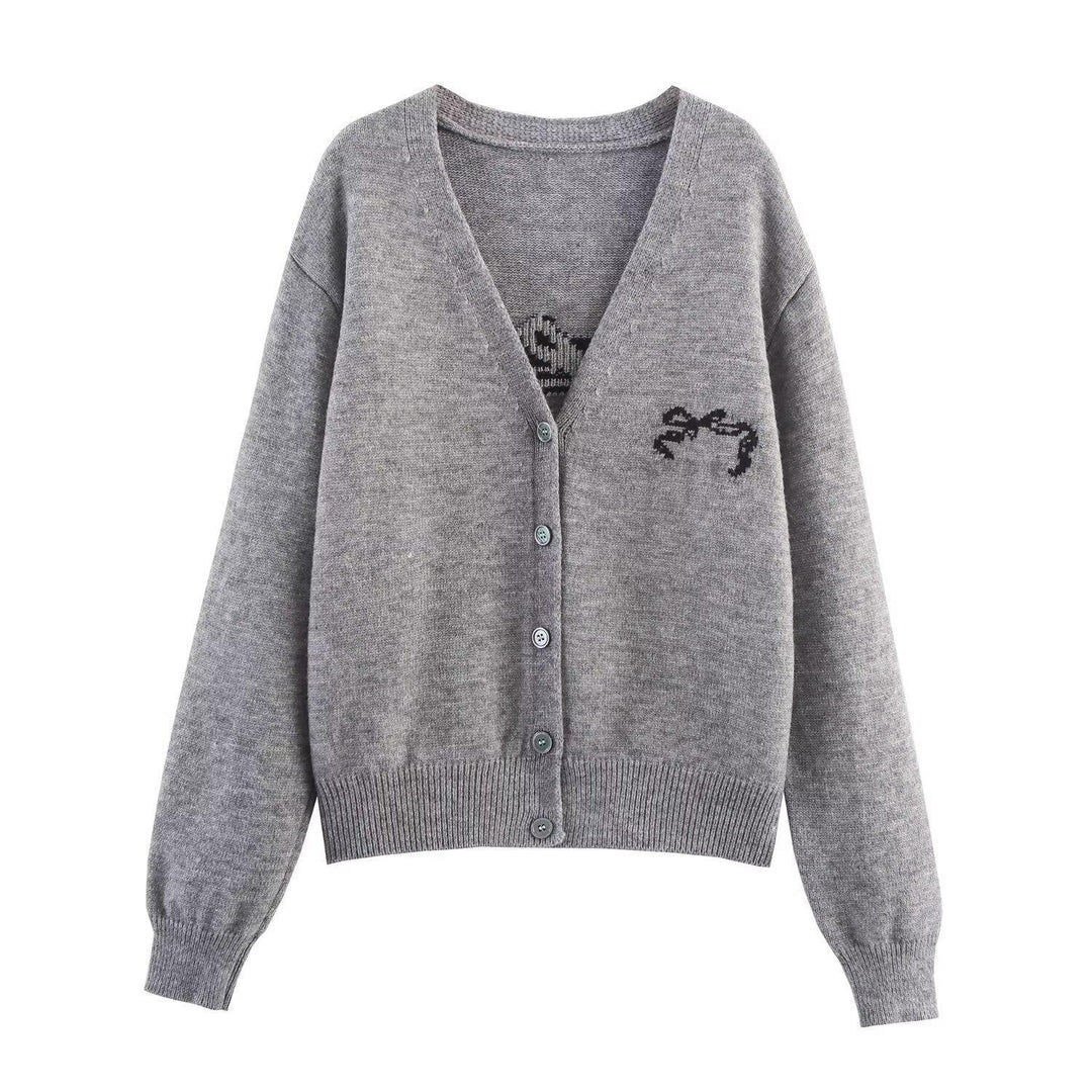 Knit jacket for women with decorative button details and high-quality material Lune London