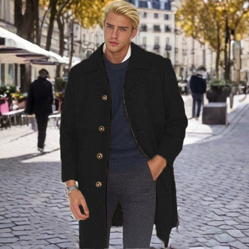 Elegant wool coat for men Lune London