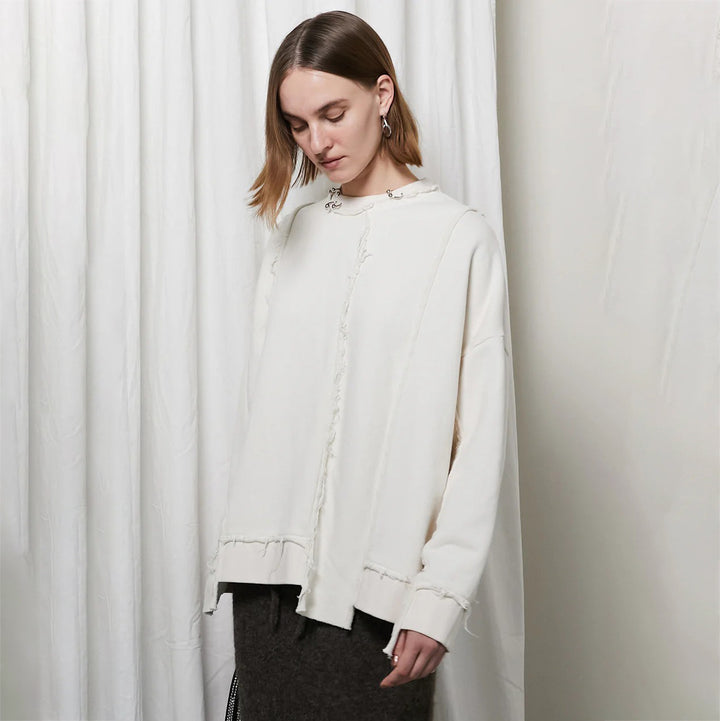Oversized sweatshirt for women with a relaxed fit and trendy design elements Lune London