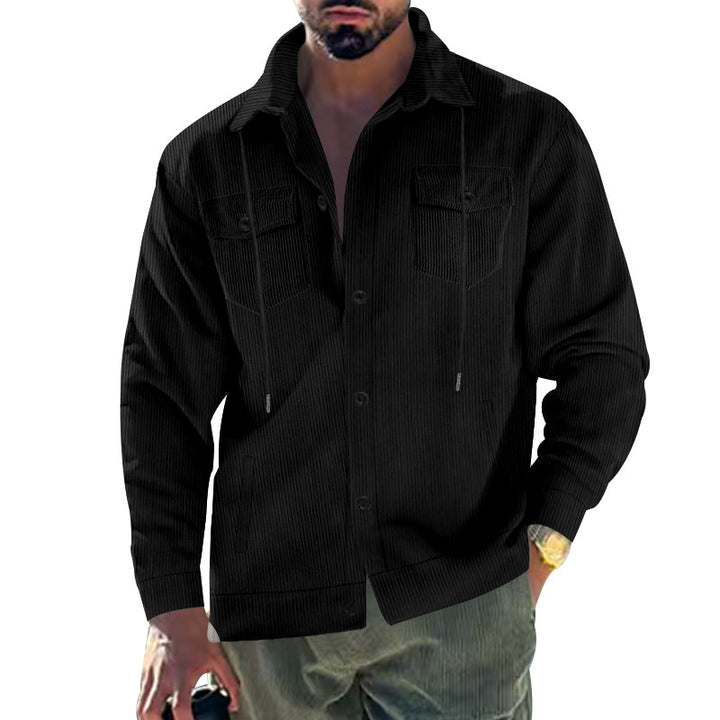 Structured corduroy jacket for men with practical pockets Lune London