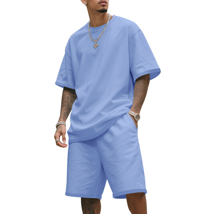 Men's Casual Training T-Shirt and Shorts Set Lune London