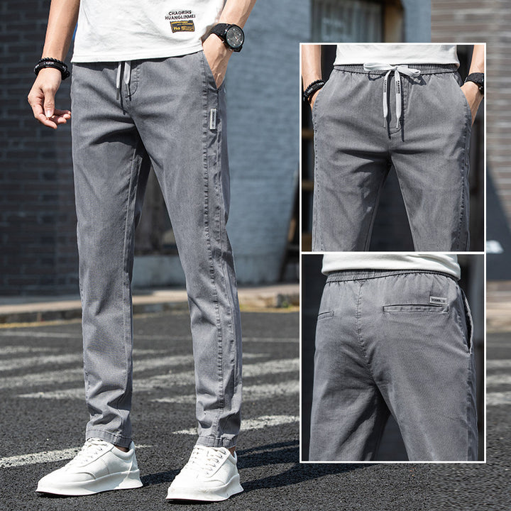 Pantalon utilitaire décontracté pour hommes avec taille réglable Lune London
